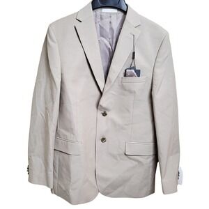 Michael Kors Boys 20R Tan Classic Fit Cotton Spandex Suit Blazer BKAN1YNU0001